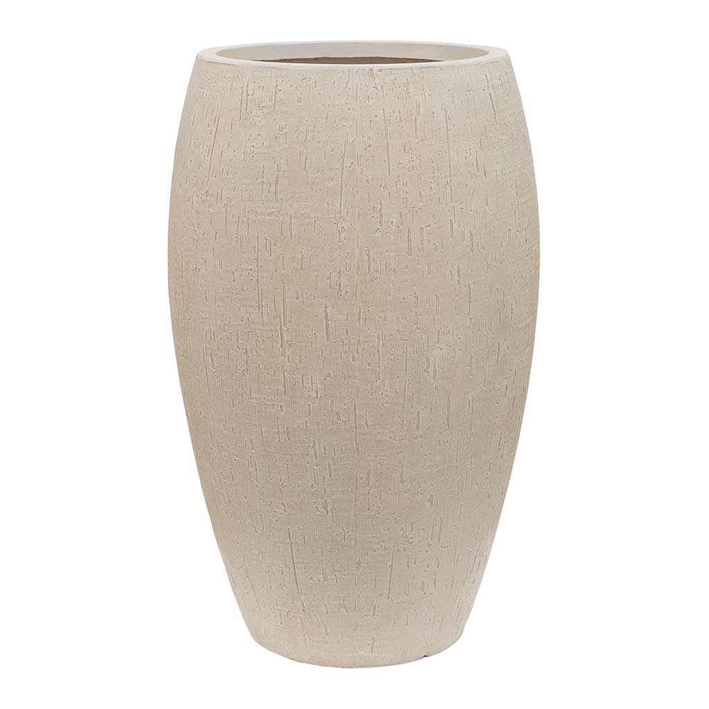 Raindrop Tall Balloon Planter - Stone 37cm