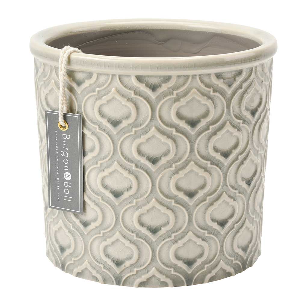 Venetian Plant Pot - Grey - Large